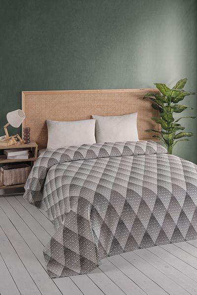 Cozy Nest 100% Natural Cotton Double Bedspread 7 Different Patterns 190X220 cm
