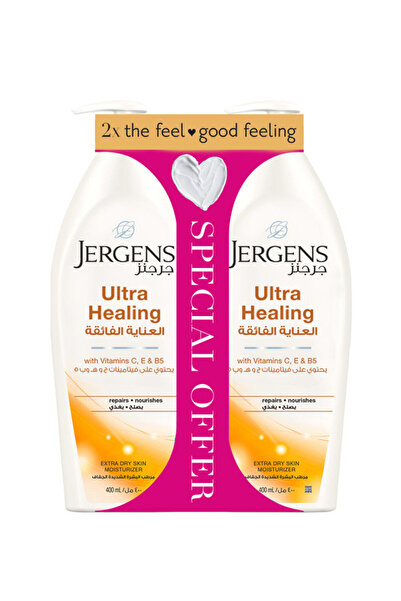 Jergens لوشن فائق الشفاء 400 مل × 2 عرض خاص