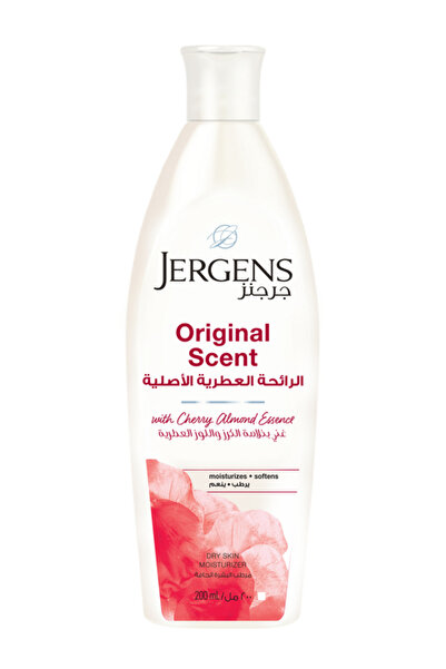 Jergens مرطب للبشرة الجافة برائحة أصلية 200 مل