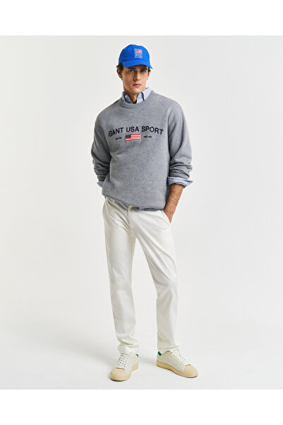 Gant Erkek Krem Slim Fit Pantolon