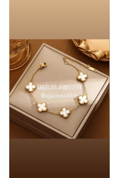 ANGELSS JEWELLERY Clover Brand Model Bracelet Clover Model Bracelet)