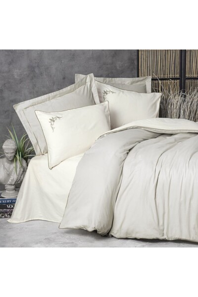 Cotton Box Πολυτελή κλινοσκεπάσματα με σατέν κέντημα, Elite CottonBox, Teresa...