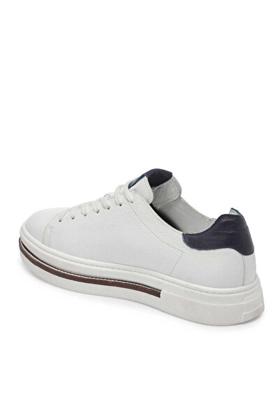 Tergan Beyaz Hakiki Deri Erkek Sneaker - E24ı1ay56707-b69