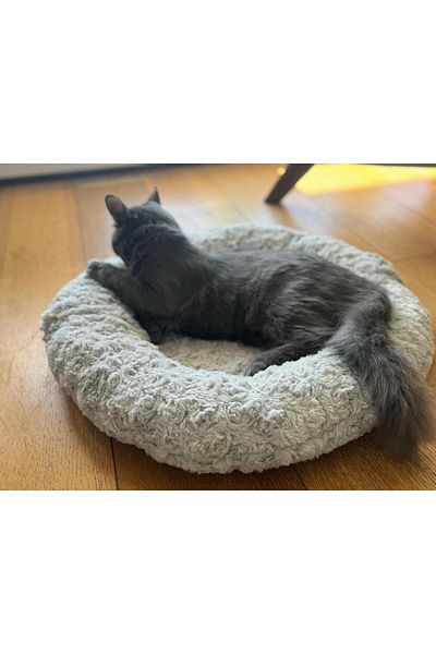 GUİMO Plush Cat Dog Bed Soft Fabric Comfortable Design