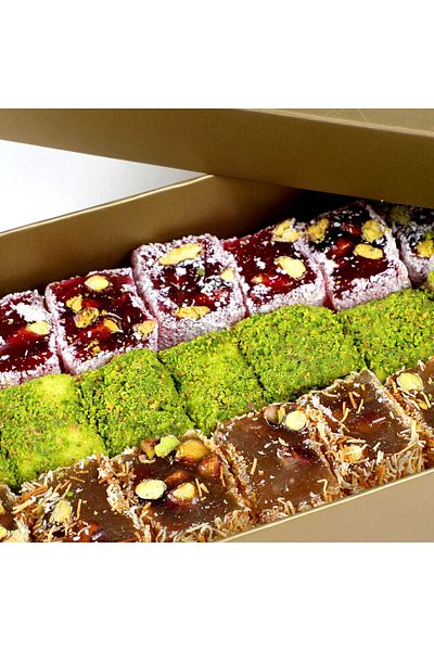 Hacı Şerif Sultan and Bundle Turkish Delight Yellow Box 370g