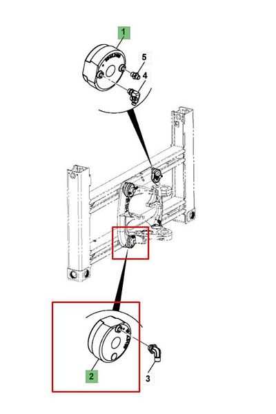 Partspro 128/14726/Y - Kingpost Seal Bearing Single Bore 331/45731