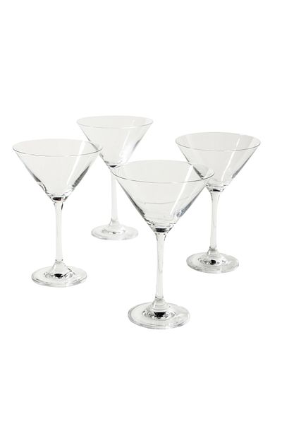 Martha Stewart Vivica Martini Glass 4Pcs Set