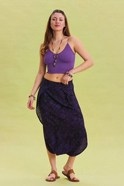 Los banditos Low Elastic Waist Skirt Trousers