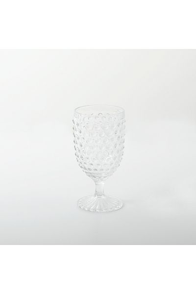 Martha Stewart Chauncey Goblet Clear Handmade