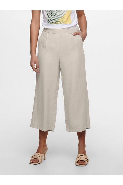 ONLY Relaxed Cut Cream Women's Trousers15229018