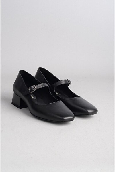 SEÇ KUNDURA Pantofi cu toc de damă (3,5 cm) Black Hak Ki Leather Songs (Vehic...