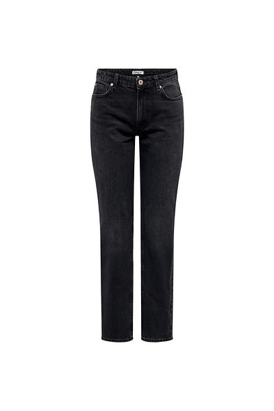ONLY Pantaloni de damă negri cu talie normală picior picior15301779