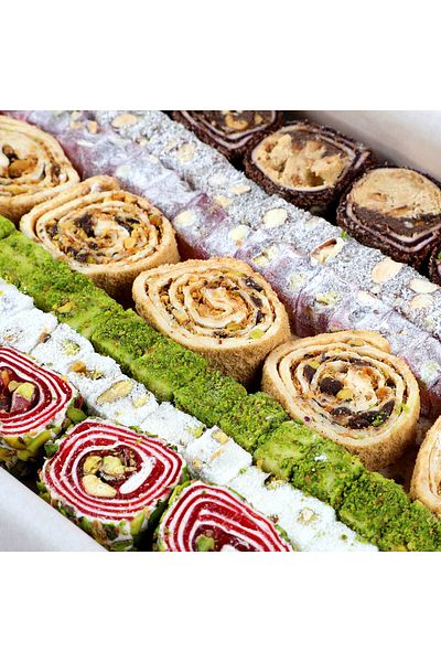 Hacı Şerif Gold Box 1100g Sultan and Double Roasted Turkish Delight