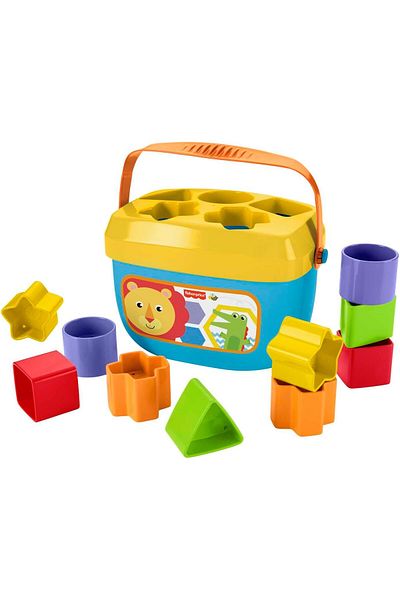 FISHER PRICE Fisher-Price Baby's First Blocks Set, Shape-Sorting Toy
