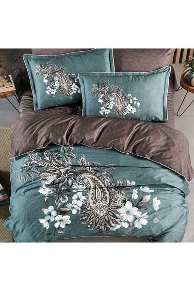 First Choice Luxury bed linen premium satin floral and paisley design, La Romano, Leonel