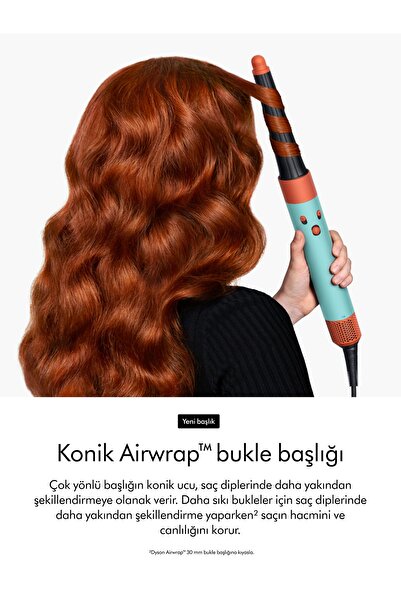 DYSON Airwrap i.d.™ saç şekillendirme ve kurutma seti (Jasper Plum)