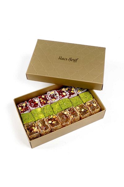 Hacı Şerif Sultan and Bundle Turkish Delight Yellow Box 370g