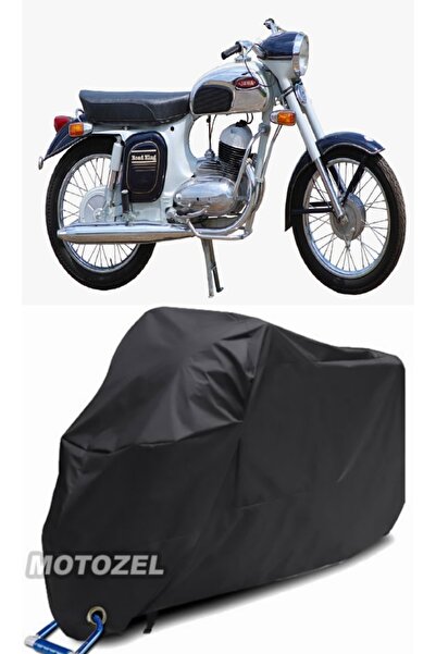 AutoZEL Jawa 250 Sport Black Motorcycle Canvas مقاوم للماء (متوافق مع القفل)