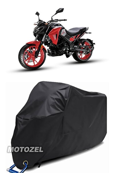 MotoZEL قماش القنب الأسود المتوافق مع قفل Sym Symnh X 125 مقاوم للماء