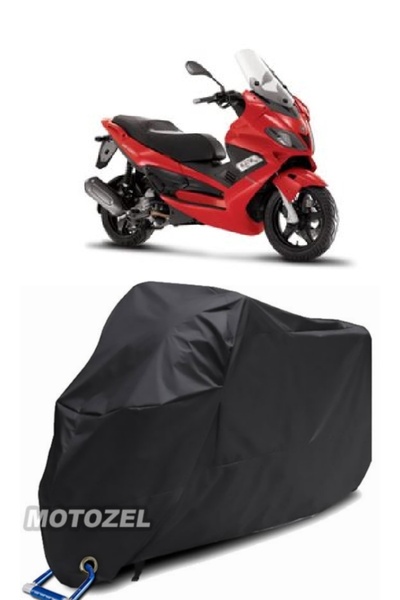 AutoZEL قماش مشمع أسود مضاد للماء للدراجات النارية من جيليرا نيكسوس 300 (متوا...