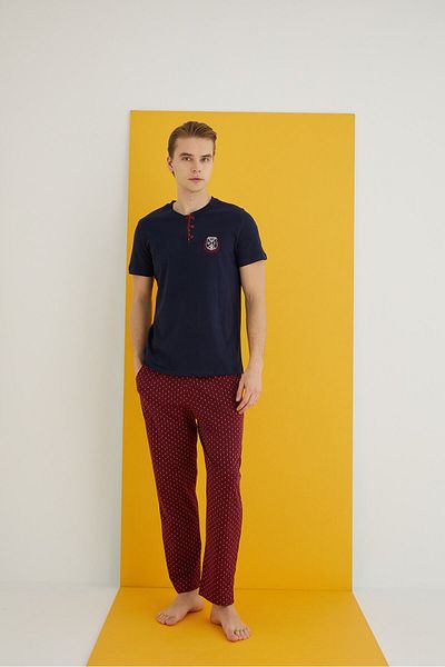 ELİTOL Combed Men's Pajama Suit