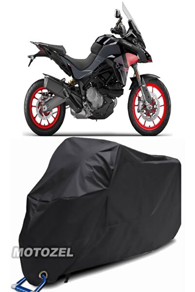 MotoZEL قماش مشمع أسود للدراجات النارية دوكاتي مالتيسترادا 950 متوافق مع القف...