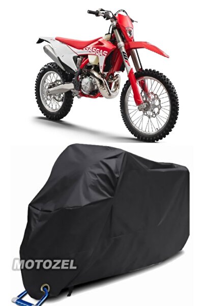 MotoZEL قماش مشمع أسود مقاوم للماء للدراجات النارية متوافق مع قفل الغاز EC 300