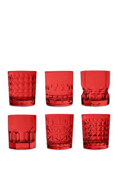 Baci Milano Crystal Touch Set of 6 Glasses