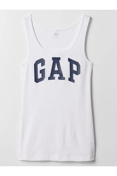 GAP Λογότυπο Κορδόνι Αθλητής Λευκό