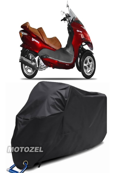 MotoZEL يوكي YB250ZKT أوبتيموس قفل متوافق مع القماش المشمع الأسود للدراجات ال...