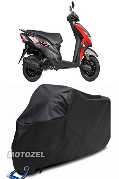 AutoZEL غطاء دراجة نارية هوندا ديو أسود مقاوم للماء (متوافق مع القفل)