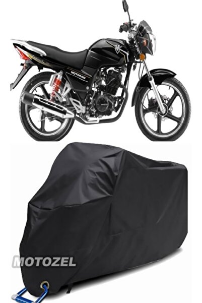 MotoZEL قماش القنب الأسود المتوافق مع قفل Motoran Comanche 125 مقاوم للماء