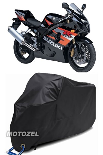 MotoZEL قماش القنب الأسود المتوافق مع قفل سوزوكي GSR 600 مقاوم للماء