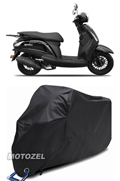 AutoZEL يوكي إنزو 50 قماش مشمع أسود للدراجات النارية مقاوم للماء (متوافق مع ا...