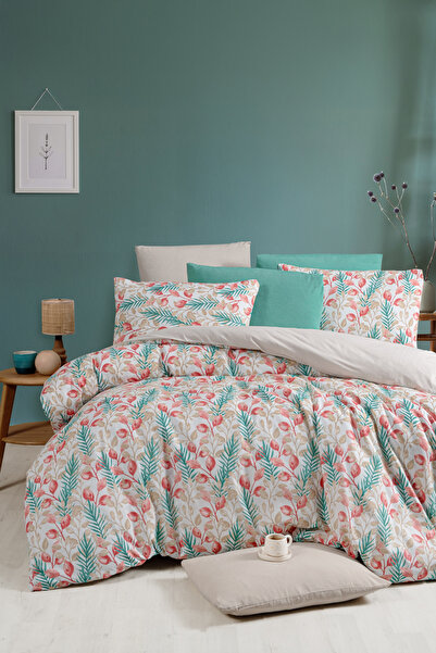 MyStory Home Çify Kişilik Duvet Cover Set Lemon Red