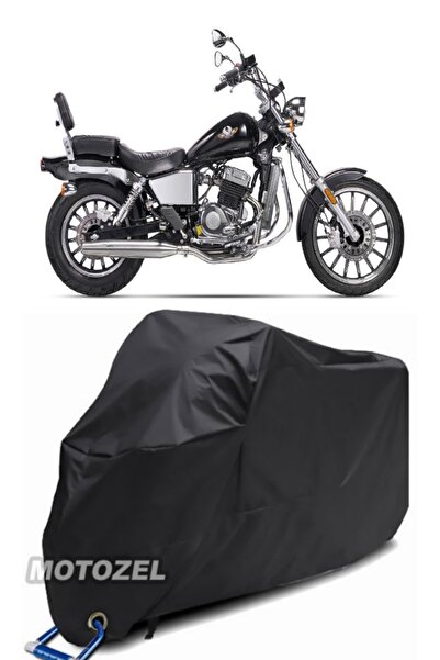 MotoZEL قماش القنب الأسود المتوافق مع قفل Regal Raptor Classic 125 مقاوم للماء