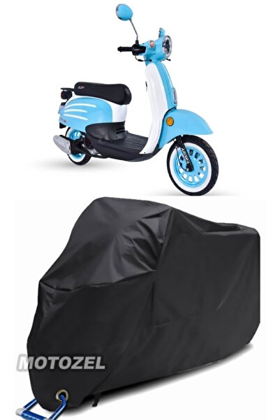 AutoZEL أرورا دازل 50 قماش مشمع أسود للدراجات النارية مقاوم للماء (متوافق مع ...