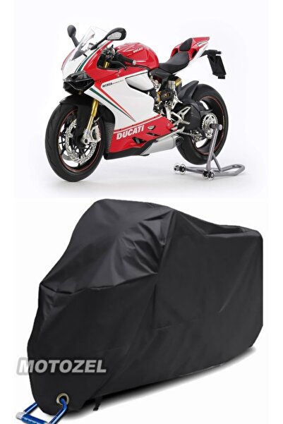 MotoZEL قماش القنب الأسود المتوافق مع قفل Ducati Panigale 1199 S مقاوم للماء