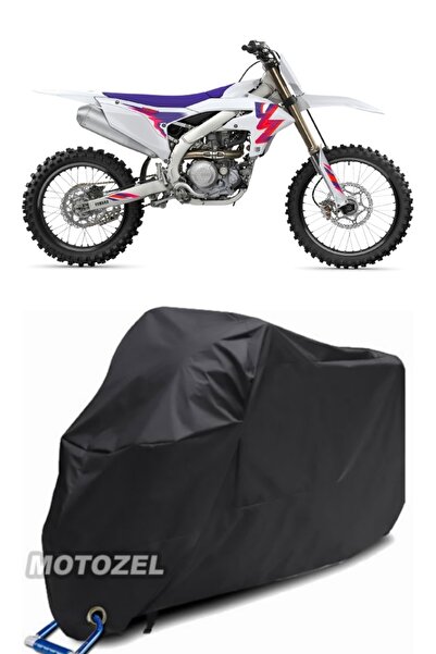 AutoZEL غطاء دراجة نارية ياماها YZ 450 F أسود مقاوم للماء (متوافق مع القفل)