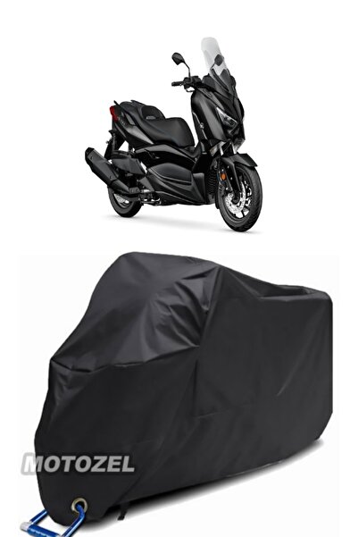 AutoZEL Yamaha 2025 XMAX 250 Tech MAX Siyah Motorsiklet Brandası Su Geçirmez (Kilit Uyumlu)