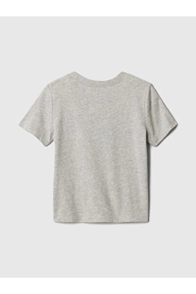 GAP Baby Boy Gap Logo T-Shirt Gray Color