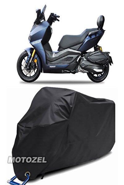 AutoZEL قماش مشمع يوكي هوراكان TR250T أسود مقاوم للماء للدراجات النارية (متوا...