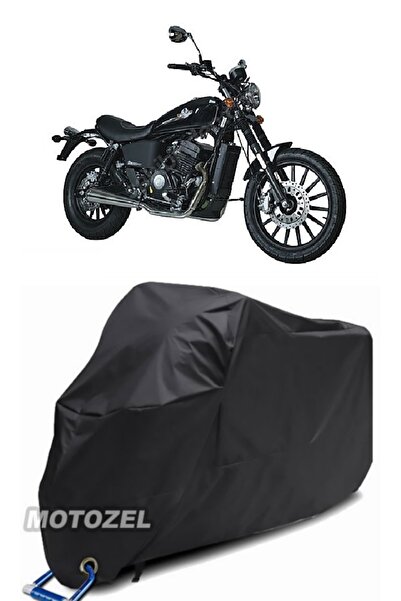 AutoZEL ريجال رابتور DD 250E-2A قماش مشمع أسود للدراجات النارية مقاوم للماء (...