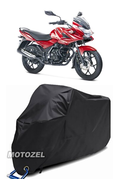 AutoZEL قماش مشمع للدراجات النارية باجاج ديسكفر 150 F أسود مقاوم للماء (متواف...