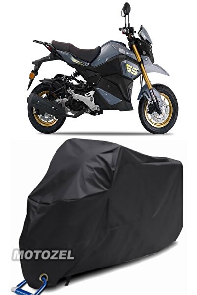 MotoZEL يوكي هامر 50 قفل متوافق مع القماش المشمع الأسود للدراجات النارية مقاو...