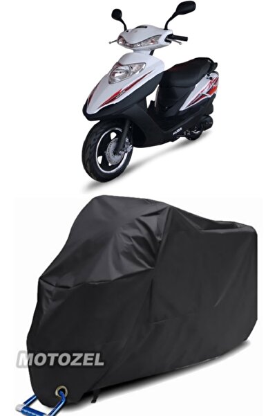 MotoZEL قماش القنب الأسود المتوافق مع قفل Kuba Raden 125 مقاوم للماء