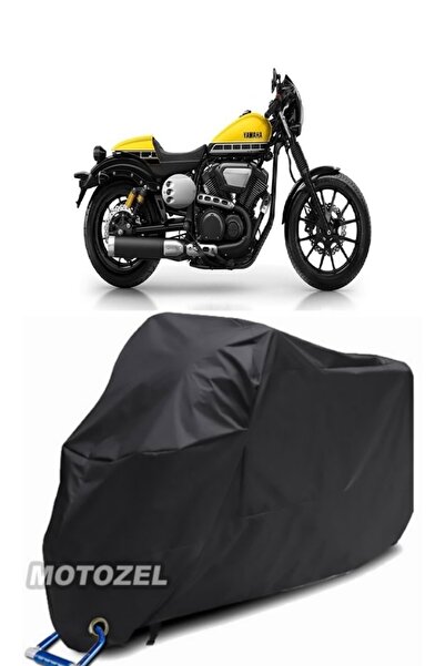 MotoZEL قماش القنب الأسود المتوافق مع قفل Yamaha XV950R مقاوم للماء