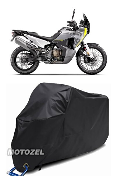 MotoZEL قماش القنب الأسود المتوافق مع قفل Husqvarna Norden 901 مقاوم للماء