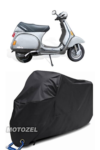 AutoZEL فيسبا كوزا 200 غطاء دراجة نارية أسود مقاوم للماء (متوافق مع القفل)