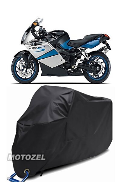 AutoZEL Bmw K 1200 S مشمع دراجة نارية أسود مقاوم للماء (متوافق مع القفل)